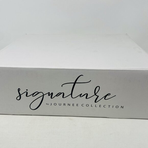 Journee Signature Collection Womens 10 Leather Hether Block Heel Sandals $119 - Picture 12 of 12